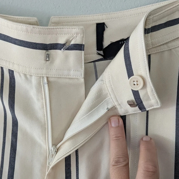 Equipment Striped Wide Leg Crop - Picture 6 of 10